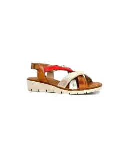 Ivoire 2146 Ceralin Cuir Rouge Marron Or*lola canales / calzado pasoli Best
