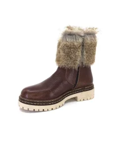 Ivoire 108523 Cuir Graine Marron*Ivoire-354 New