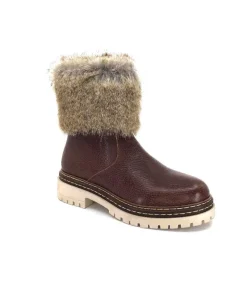 Ivoire 108523 Cuir Graine Marron*Ivoire-354 New