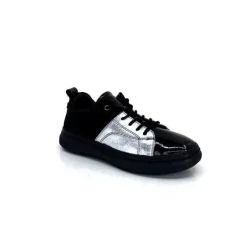 Ivoire 500-353 Cuir Noir & Argente*Ivoire0401a Hot