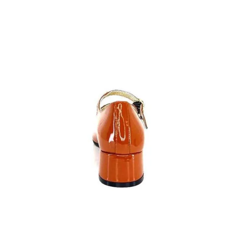 Ivoire 914 Cuir Vernis Marrone Orange*Ivoire0330 Discount