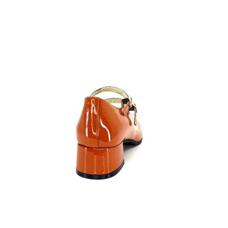 Ivoire 914 Cuir Vernis Marrone Orange*Ivoire0330 Discount