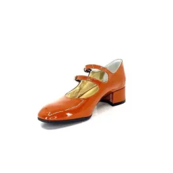 Ivoire 914 Cuir Vernis Marrone Orange*Ivoire0330 Discount