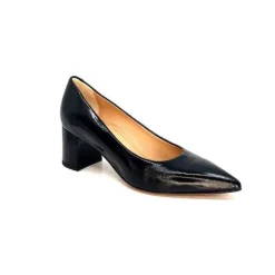 Ivoire 1601 Cuir Vernis Noir*franco russo napoli fgr New