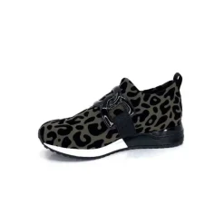 Ivoire 2203626 Textile Kaki Noir Leo*Ivoire0317a