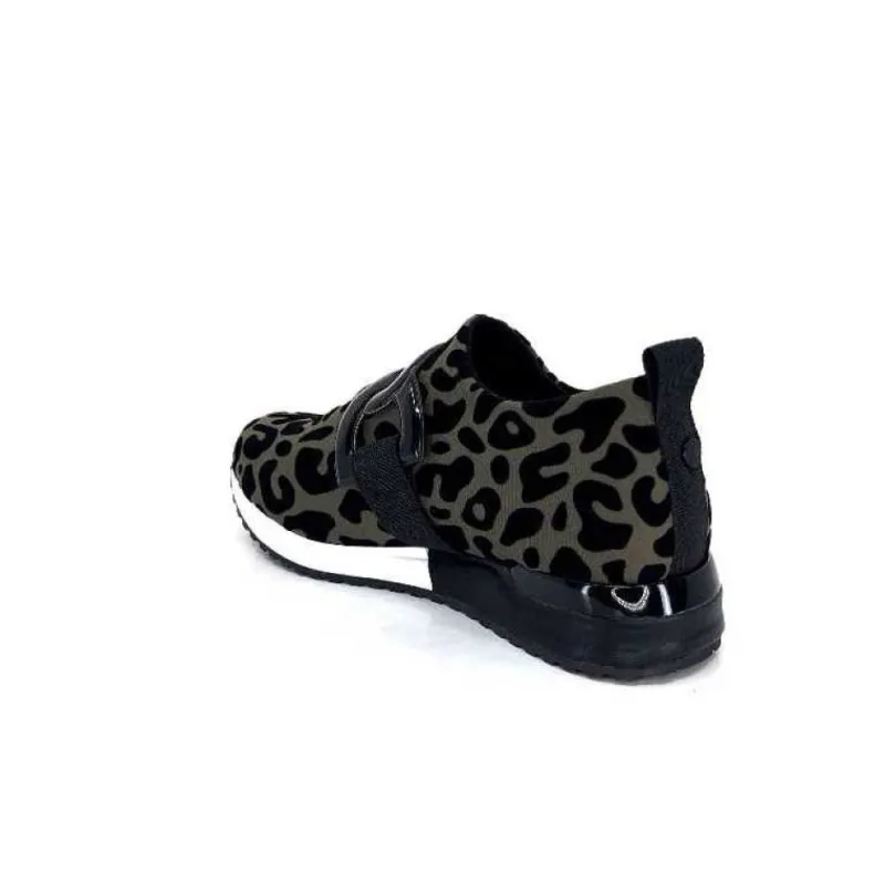 Ivoire 2203626 Textile Kaki Noir Leo*Ivoire0317a