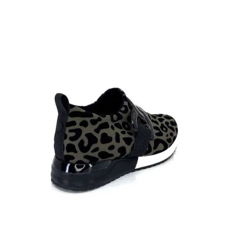 Ivoire 2203626 Textile Kaki Noir Leo*Ivoire0317a