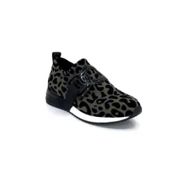 Ivoire 2203626 Textile Kaki Noir Leo*Ivoire0317a
