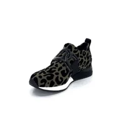 Ivoire 2203626 Textile Kaki Noir Leo*Ivoire0317a