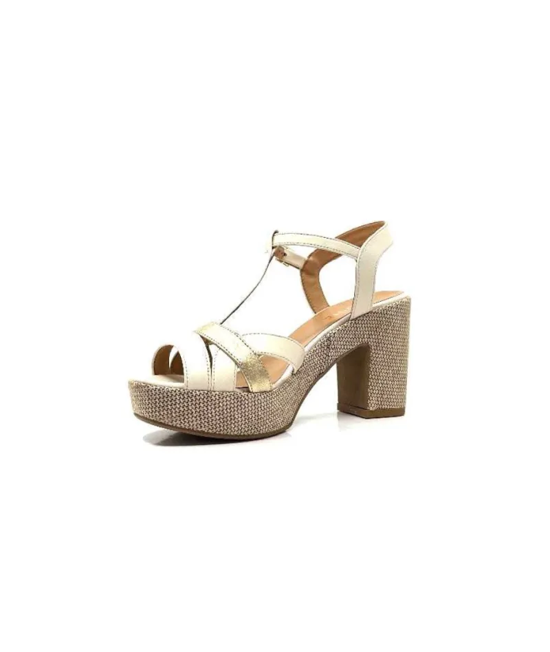 Ivoire 2131 Vera Cuir Creme Dore*Ivoire0551 Clearance
