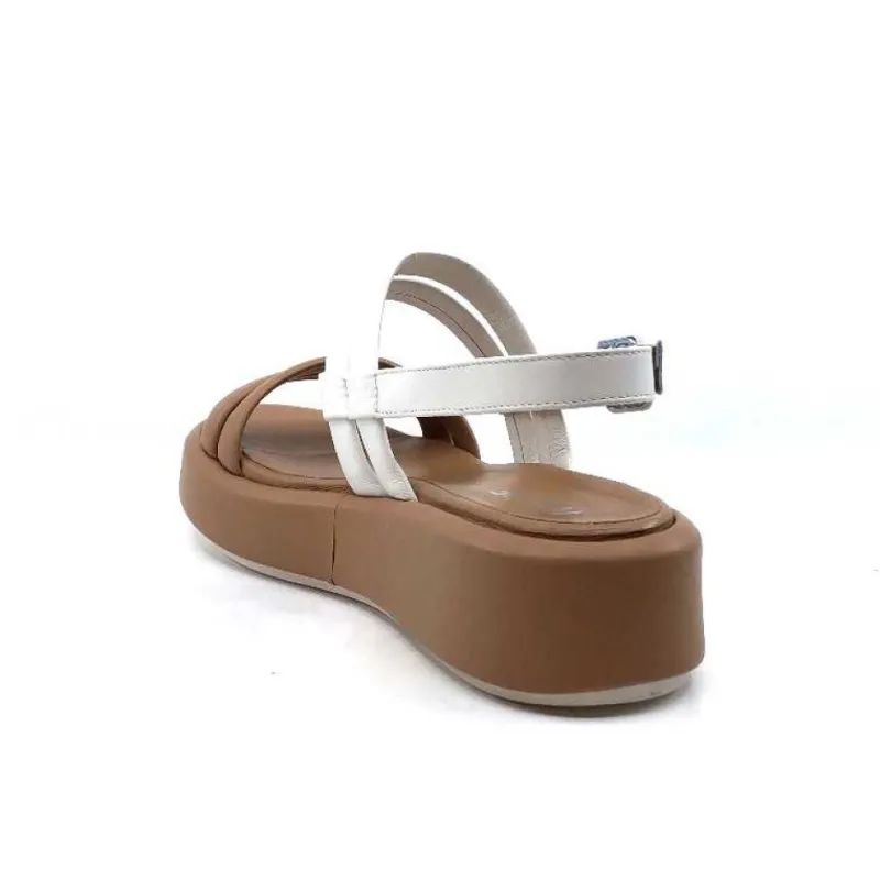Ivoire 2056 Yara Cuir Marron & Blanc*Ivoire0551 Outlet