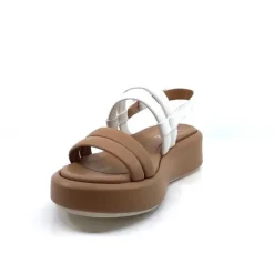 Ivoire 2056 Yara Cuir Marron & Blanc*Ivoire0551 Outlet