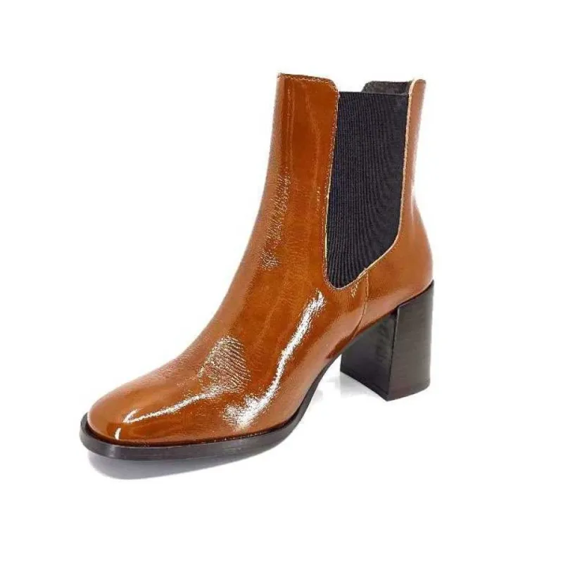 Ivoire 99647A Cuir Vernis Ocra*We Do Online