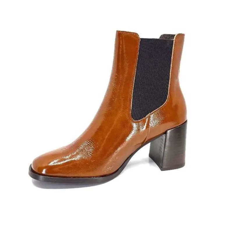 Ivoire 99647A Cuir Vernis Ocra*We Do Online