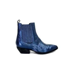 Ivoire Ar230 Cuir Metal Bleu Cobalt*Ivoire0341a New