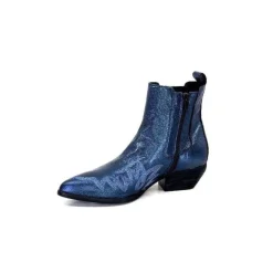 Ivoire Ar230 Cuir Metal Bleu Cobalt*Ivoire0341a New