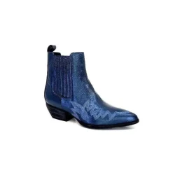 Ivoire Ar230 Cuir Metal Bleu Cobalt*Ivoire0341a New