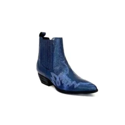 Ivoire Ar230 Cuir Metal Bleu Cobalt*Ivoire0341a New