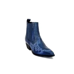 Ivoire Ar230 Cuir Metal Bleu Cobalt*Ivoire0341a New