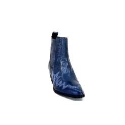 Ivoire Ar230 Cuir Metal Bleu Cobalt*Ivoire0341a New