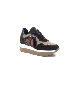 Ivoire 9B4425 Textile Et Daim Marron*Ivoire0130a Sale