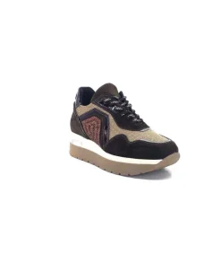 Ivoire 9B4425 Textile Et Daim Marron*Ivoire0130a Sale