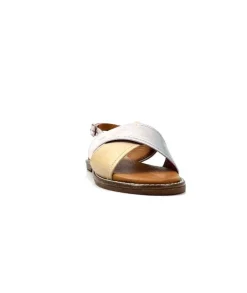 Ivoire 908D Cuir Argent Et Nude*gloria New