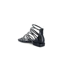 Ivoire E35.008 Cuir Noir Strass*s.piero Hot