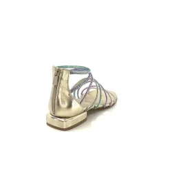 Ivoire E35.008 Cuir Or Strass Multi*s.piero Hot