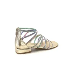 Ivoire E35.008 Cuir Or Strass Multi*s.piero Hot