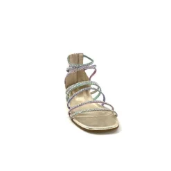 Ivoire E35.008 Cuir Or Strass Multi*s.piero Hot