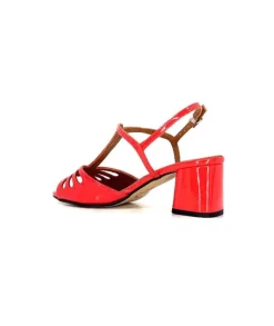Ivoire F2295 Venezia Cuir Vernis Rouge*Ivoire0334 Clearance