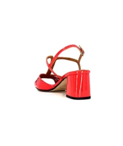 Ivoire F2295 Venezia Cuir Vernis Rouge*Ivoire0334 Clearance