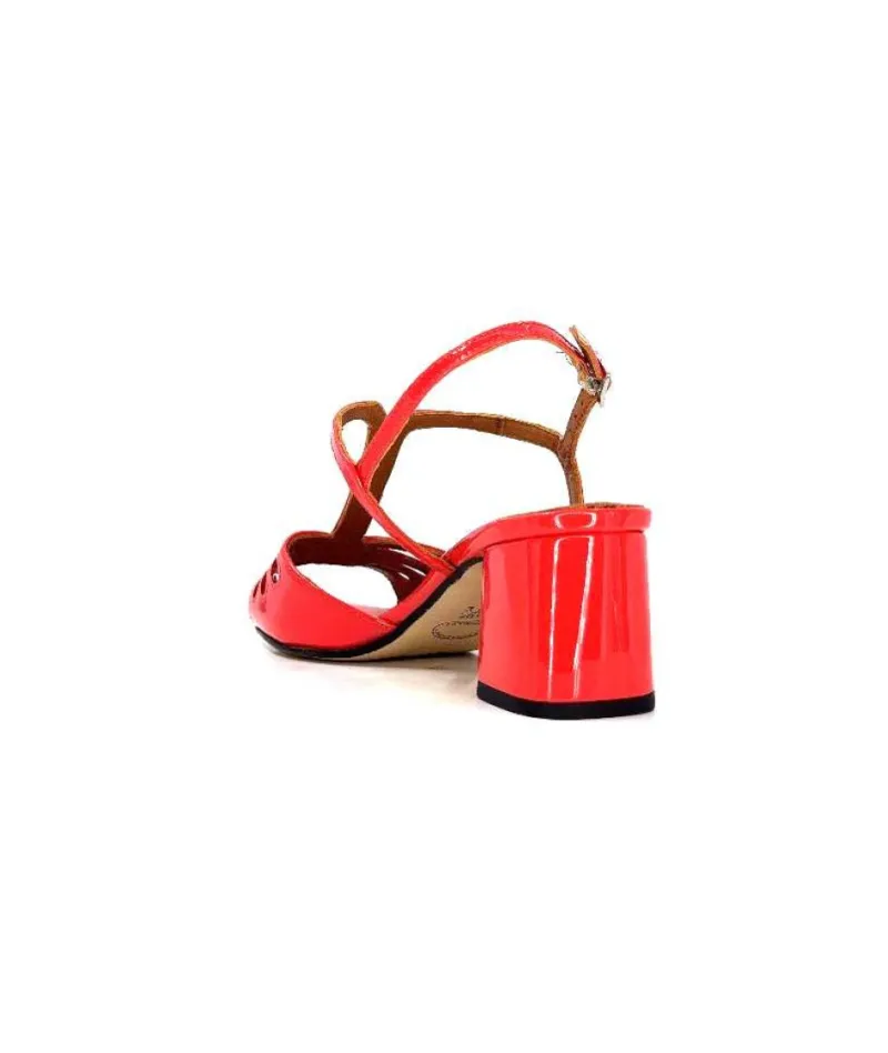 Ivoire F2295 Venezia Cuir Vernis Rouge*Ivoire0334 Clearance