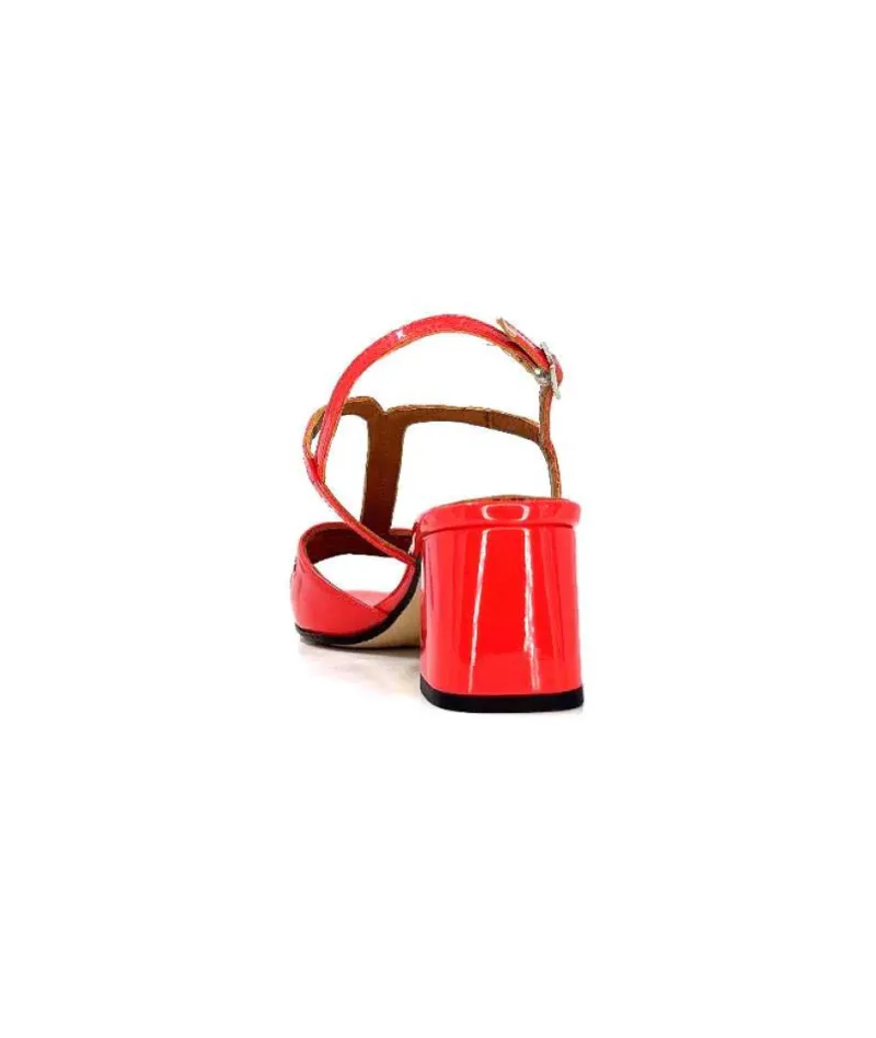 Ivoire F2295 Venezia Cuir Vernis Rouge*Ivoire0334 Clearance