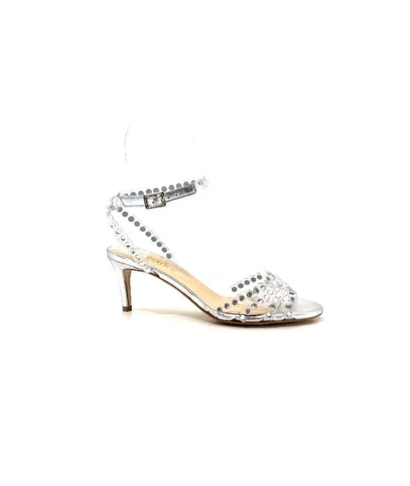 Ivoire Linda Cuir Metal Argent*Ivoire0049 Sale