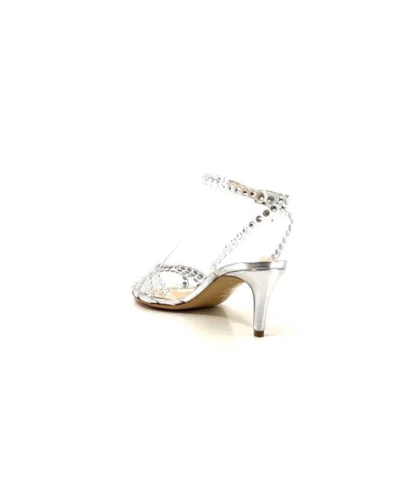 Ivoire Linda Cuir Metal Argent*Ivoire0049 Sale