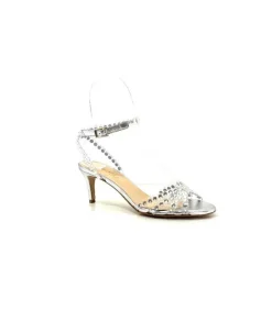 Ivoire Linda Cuir Metal Argent*Ivoire0049 Sale