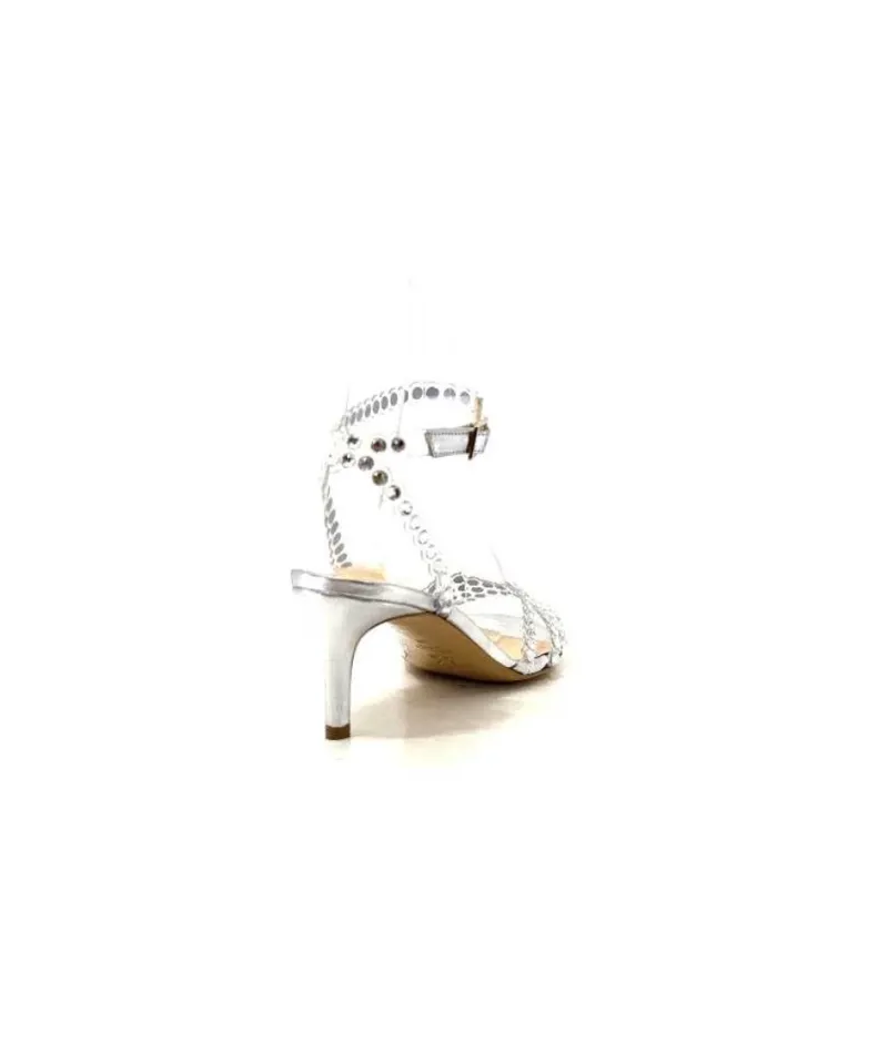 Ivoire Linda Cuir Metal Argent*Ivoire0049 Sale