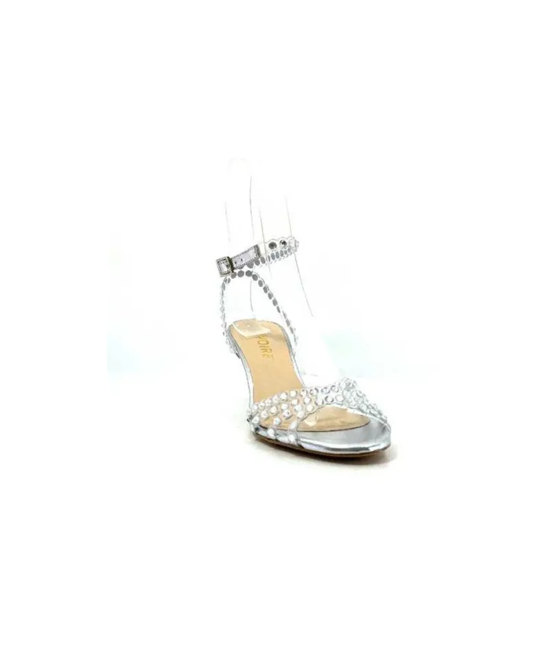 Ivoire Linda Cuir Metal Argent*Ivoire0049 Sale