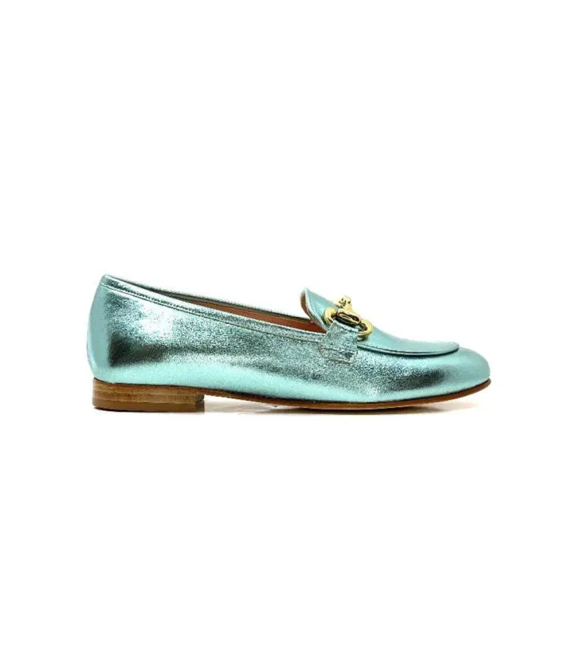 Ivoire S102 Cuir Metal Turquoise*eclair paris Sale