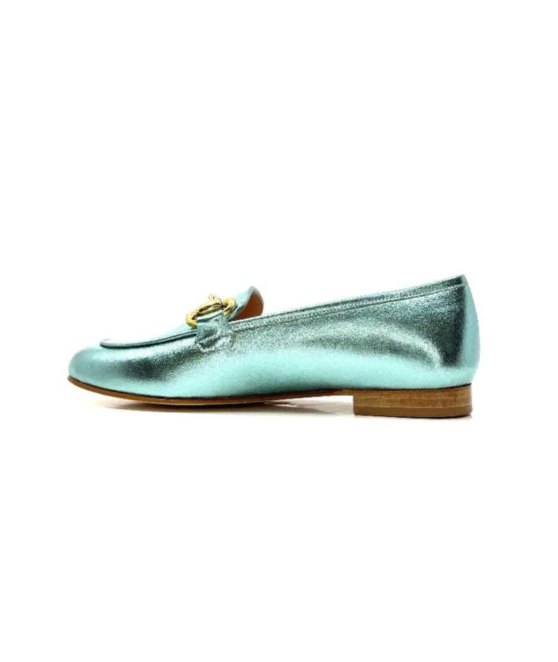 Ivoire S102 Cuir Metal Turquoise*eclair paris Sale