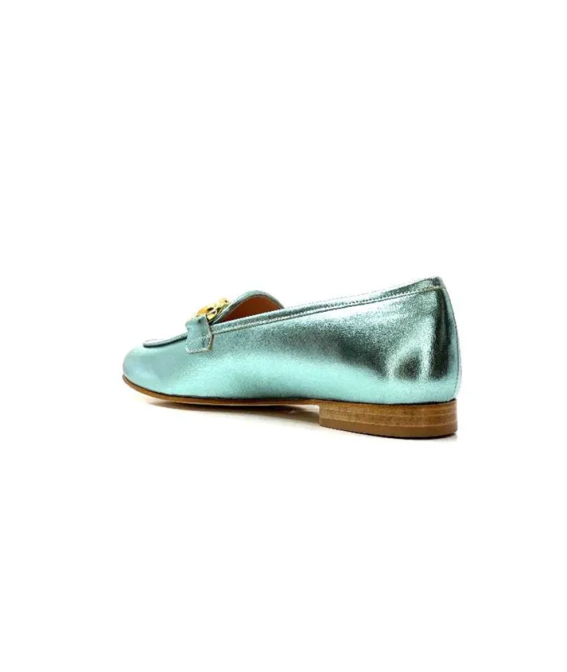 Ivoire S102 Cuir Metal Turquoise*eclair paris Sale