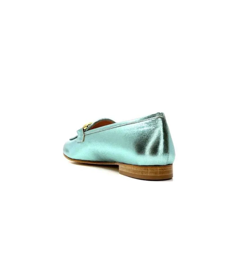 Ivoire S102 Cuir Metal Turquoise*eclair paris Sale