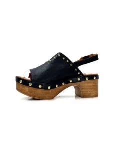 Ivoire Tkn05 Cuir Noir*gloria New