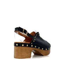 Ivoire Tkn05 Cuir Noir*gloria New