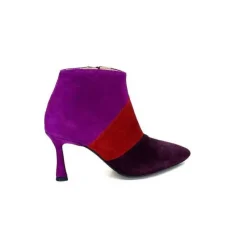 Tr1672 Daim Prune Rouge Fushia*l'arianna New