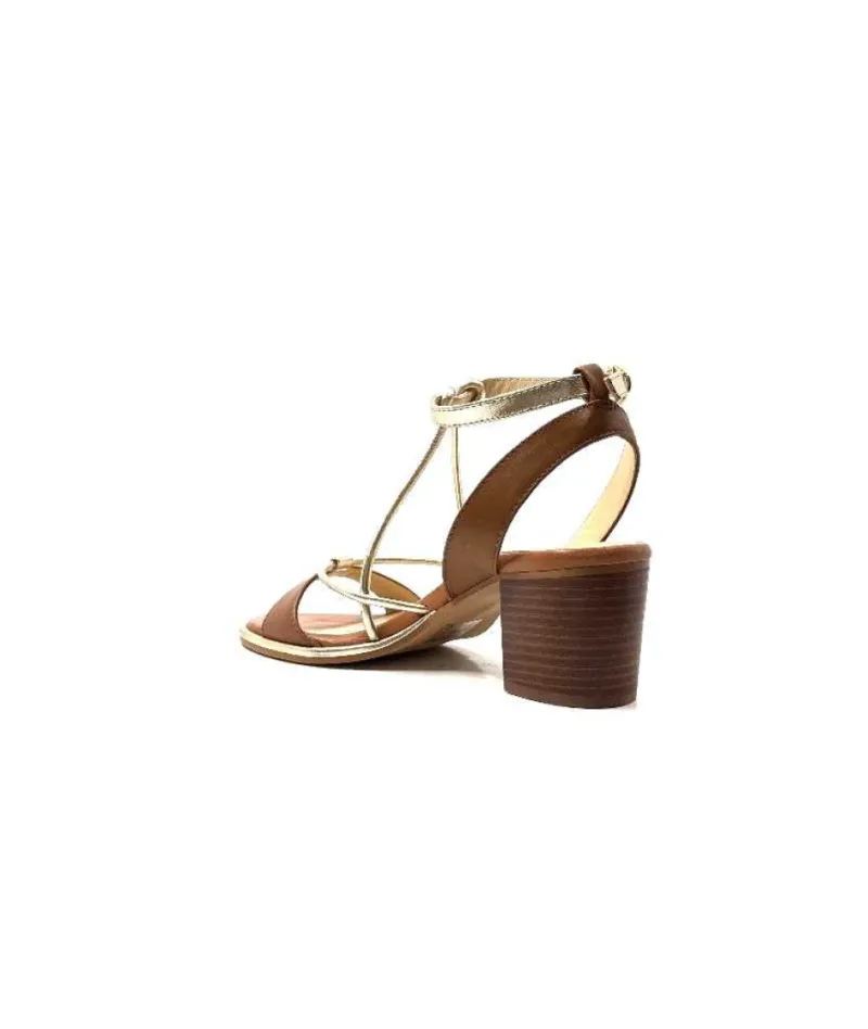 Les Tropeziennes Lilon Cuir Marron & Or*Les Tropéziennes par M.Belarbi Hot