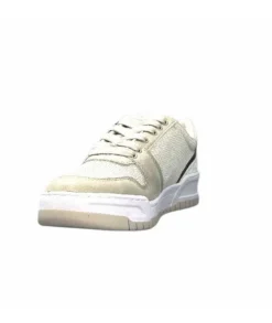 Ba3093Tx306 Suede Textile Blanc Glitter*Liu.Jo New