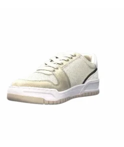 Ba3093Tx306 Suede Textile Blanc Glitter*Liu.Jo New